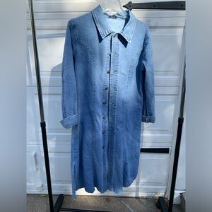 PRICE DROP Denim Maxi Jacket